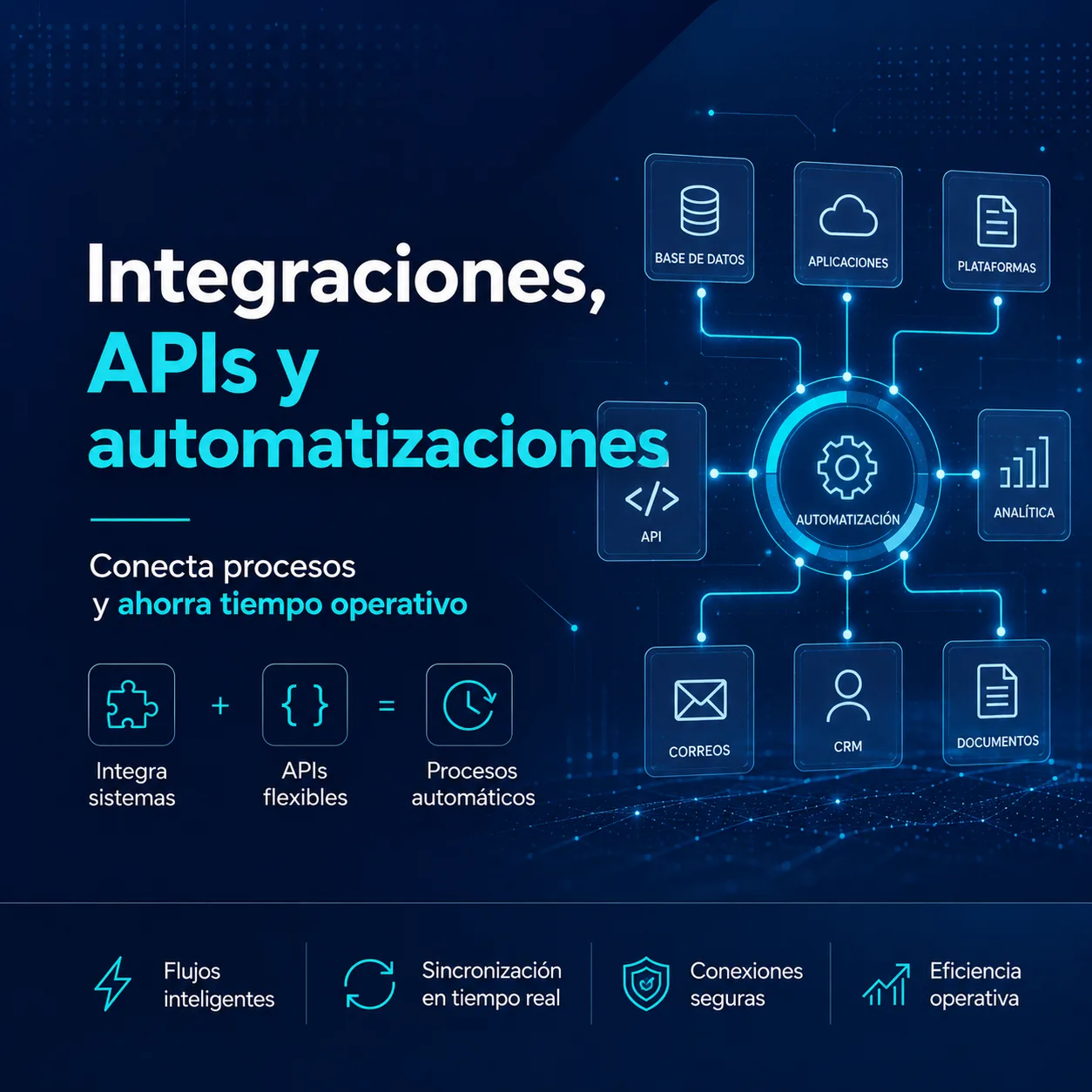 Integraciones, APIs y automatizaciones