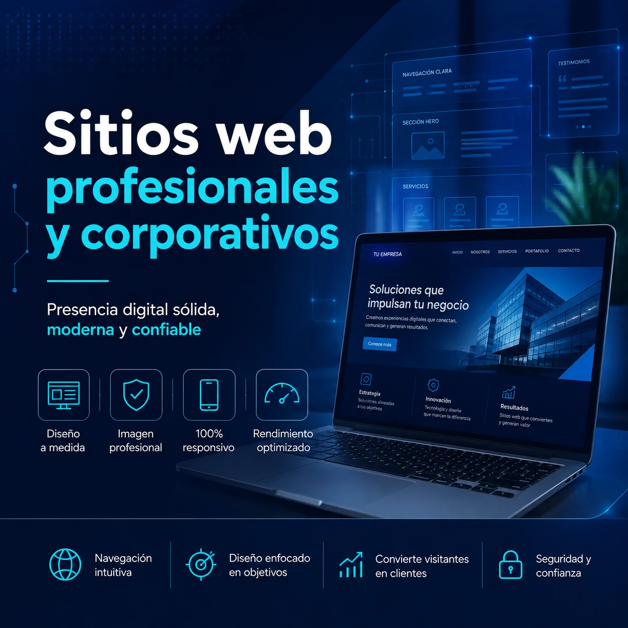 Sitios web profesionales y corporativos